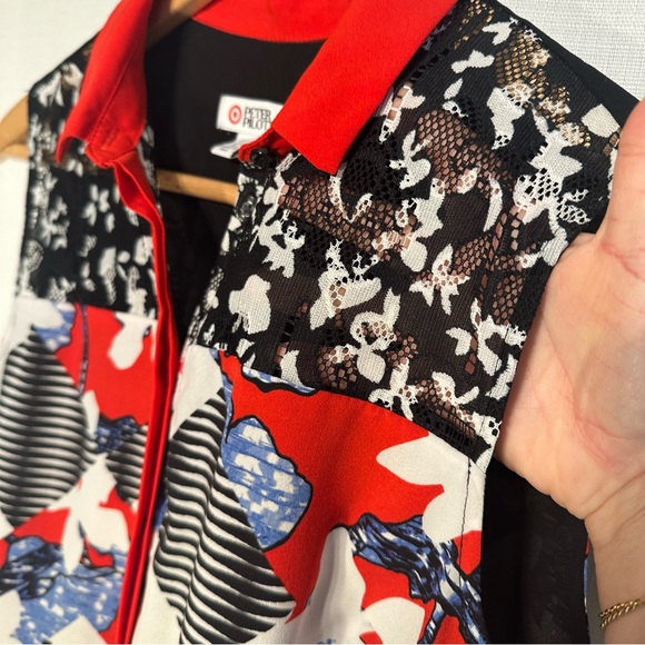 Peter Pilotto for Target Shirt Dress Button Front Sleeveless Size Small - Picture 7 of 15